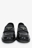 Prada Black Patent Logo 'Donna' Loafer Size 36