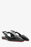 Christian Louboutin Black Patent Pointed Flats Size 36
