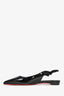 Christian Louboutin Black Patent Pointed Flats Size 36