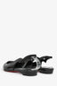 Christian Louboutin Black Patent Pointed Flats Size 36