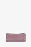 Valentino Purple Leather My Rockstud Top Handle with Strap