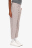 Miu Miu 2015 Pink/Black Check Pants Size 38