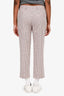 Miu Miu 2015 Pink/Black Check Pants Size 38