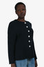 Akris Black/White Button Down Blazer Size 16