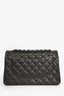 Pre-Loved Chanel™ 2012 Grey Caviar Leather Jumbo Double Flap