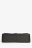 Pre-Loved Chanel™ 2012 Grey Caviar Leather Jumbo Double Flap