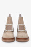 Roger Vivier Beige Suede Leather Viv' Rangers Boots Size 35