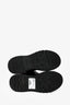 Christian Dior Black Rubber Buckle Zip-Up Boots Size 36