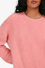 Hermès Pink Cashmere Crewneck Sweater Size 36