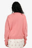 Hermès Pink Cashmere Crewneck Sweater Size 36