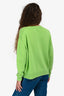 Hermès Green Cashmere Crewneck Sweater Size 36