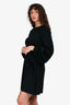 Chloe Black Long Sleeves Mini Dress Size 34