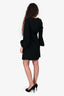 Chloe Black Long Sleeves Mini Dress Size 34