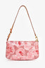 Louis Vuitton Rose Velours Monogram 'Vernis Ikat' Pochette Accessories Bag
