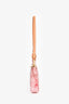 Louis Vuitton Rose Velours Monogram 'Vernis Ikat' Pochette Accessories Bag