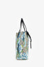Gucci Beige/Blue Floral Blooms GG Supreme Large Canvas Tote Bag