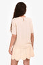 Mansur Gavriel White Silk Top Size 40