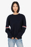 Thom Browne Navy Blue Knit Sweater Size 4