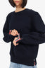 Thom Browne Navy Blue Knit Sweater Size 4