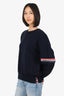 Thom Browne Navy Blue Knit Sweater Size 4