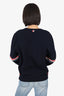 Thom Browne Navy Blue Knit Sweater Size 4