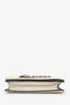 Christian Dior Aged White Canyon Grained Lambskin J'Adior Chain Flap Bag
