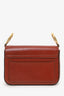 Chloe Brown Leather 'C' Shoulder Bag with Strap