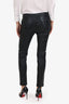 Miu Miu Black Leather Leggings Size 42