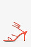 Rene Caovilla Coral Crystal Cleo Heels Size 39