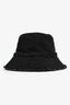 Miu Miu Black Denim Logo Bucket Hat