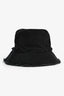Miu Miu Black Denim Logo Bucket Hat