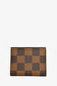 Louis Vuitton Brown Damier Ebene Coated Canvas Cufflinks Case with Logo Cufflinks