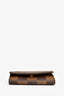 Louis Vuitton Brown Damier Ebene Coated Canvas Cufflinks Case with Logo Cufflinks