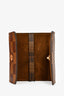 Louis Vuitton Brown Damier Ebene Coated Canvas Cufflinks Case with Logo Cufflinks