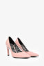 Nicolas Kirkwood Pink Patent Leather Faux Pearl Embellished Heels Size 36