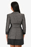 Burberry Grey Wool Blend Blazer Size 4