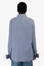 Tom Ford Blue/White Houndstooth Shirt Size 5 Mens