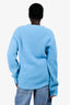 Tom Ford Blue Chunky Knit V-Neck Sweater Size XL