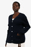 D&G Dolce & Gabbana Navy Ribbed Cardigan Size 52 Mens