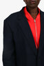 Alexander McQueen Navy/Red Blazer Jacket Size 60 Mens