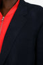 Alexander McQueen Navy/Red Blazer Jacket Size 60 Mens