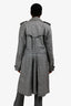 Tom Ford Grey Linen Wool Blend Trench with Belt Size 52 Mens