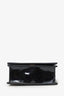 Christian Dior 2017 Black Patent Studded Small Diorama Flap Bag