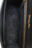 Christian Dior 2017 Black Patent Studded Small Diorama Flap Bag