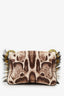Fendi Leopard Print Calf Hair Fur Baguette Bag