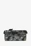 Mark Cross Black/Silver Velvet Top Handle With Strap