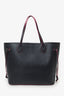 Louis Vuitton Black/Pink Epi Letaher Neverfull MM With Pouch
