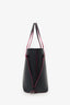 Louis Vuitton Black/Pink Epi Letaher Neverfull MM With Pouch