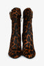 Saint Laurent Cheetah Print Pony Hair Ankle Boots Size 41