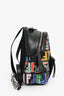 Fendi Multicolour Sequin Zucca Print Small Backpack